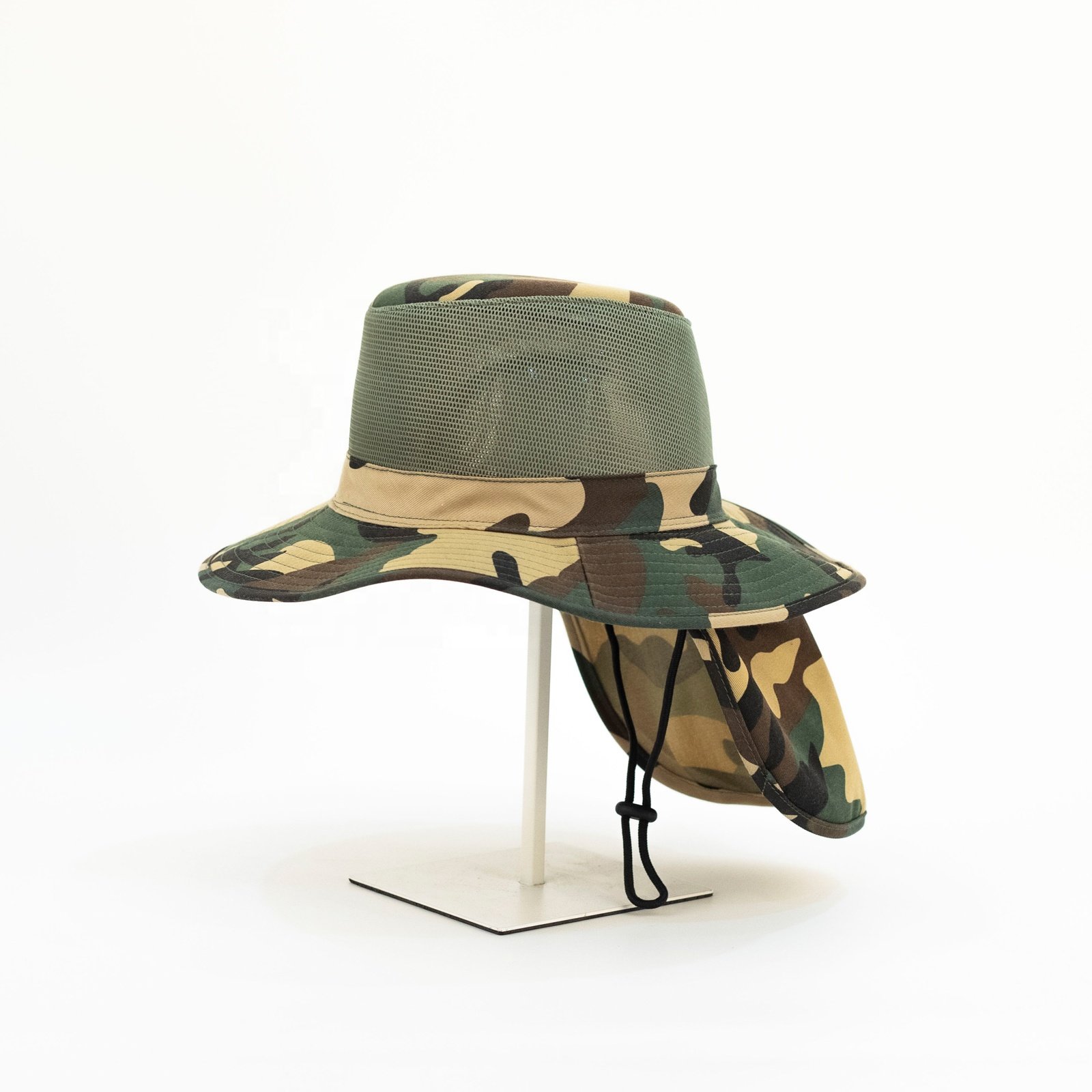 Outdoors hiking Bucket hat large brim Western cowboy hat Sun shade waterproof fisherman hat for men and women