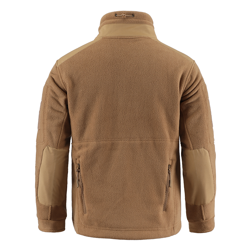 Mountaineering fleece jacket outerwear men's mountaineering hiking polar jacket soft shell stand collar work jacket