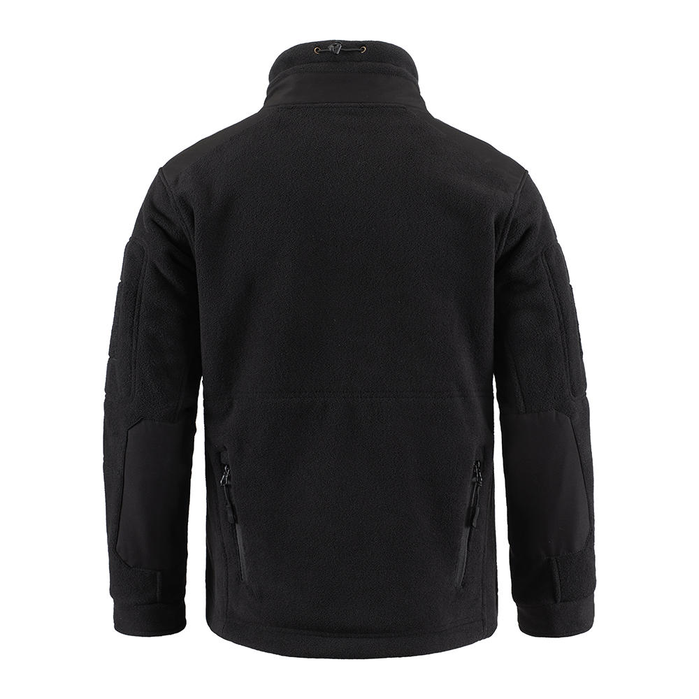 Mountaineering fleece jacket outerwear men's mountaineering hiking polar jacket soft shell stand collar work jacket