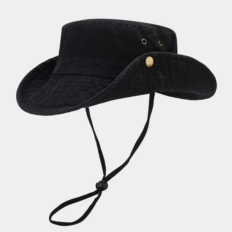 Summer Outdoor Men's Sun Hat Uv Protection Breathable Fisherman Hat Fishing Hiking Cap Sunshade Mountaineering Hat