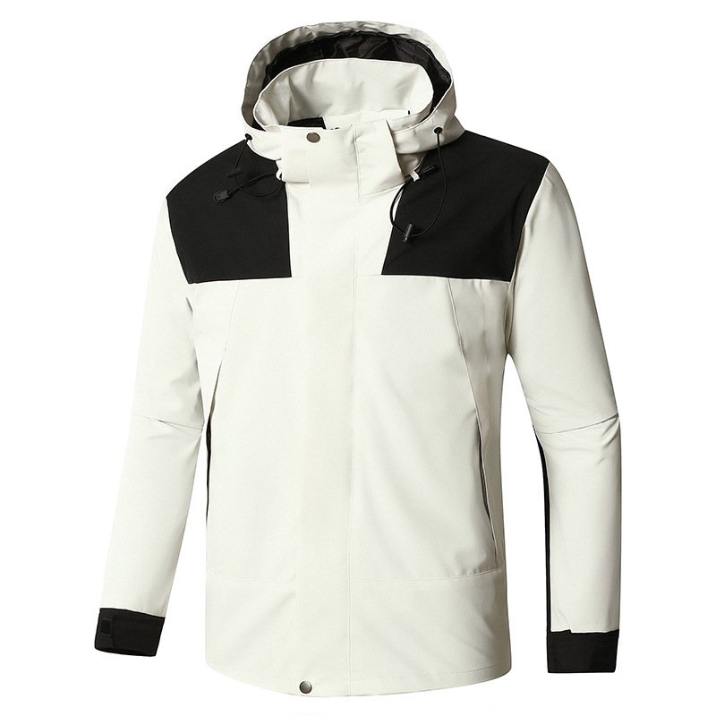 Customizable American Style Outdoor Waterproof Clothing Men Large XL Plus Size European Logo Winter Zipper Closure ODM Supply