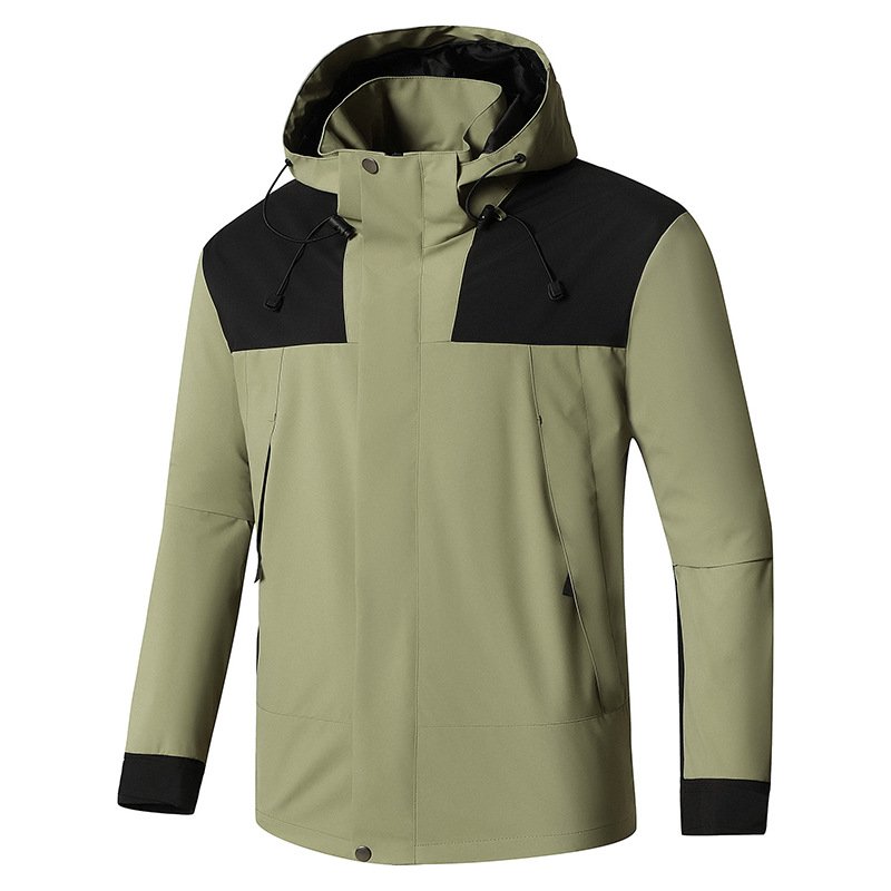 Customizable American Style Outdoor Waterproof Clothing Men Large XL Plus Size European Logo Winter Zipper Closure ODM Supply