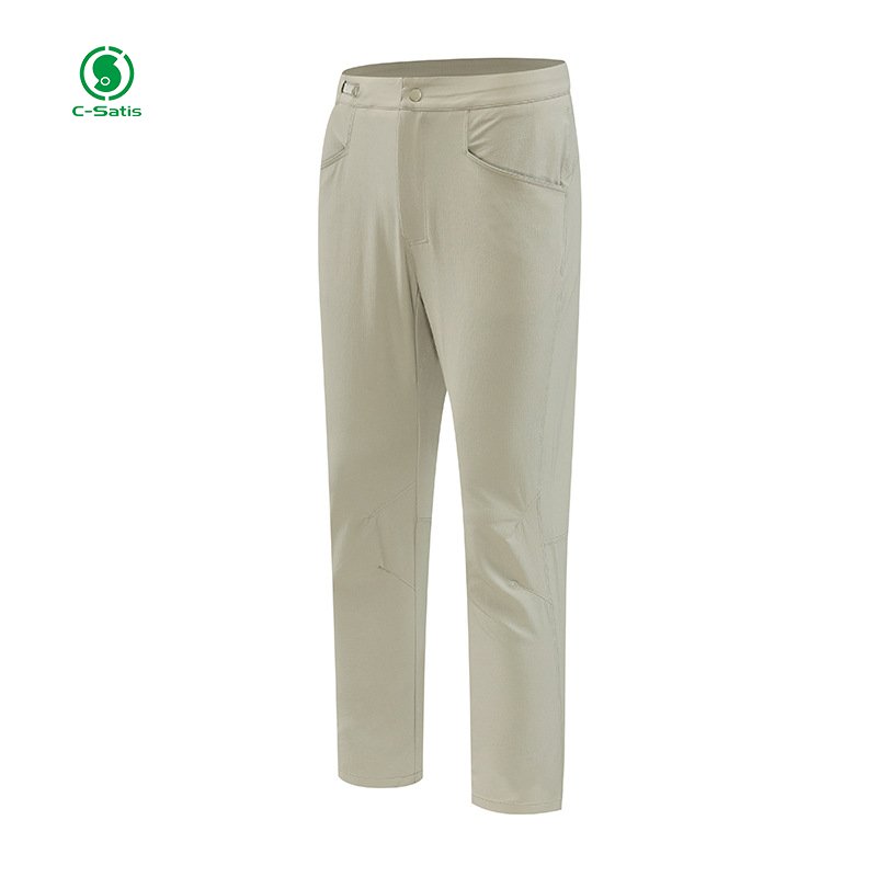 Outdoor hiking casual straight trousers nylon quick-drying and wear-resistant sports pants men