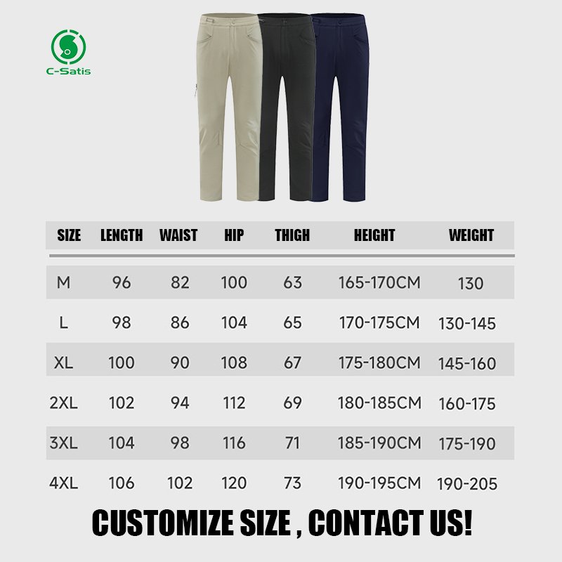 Outdoor hiking casual straight trousers nylon quick-drying and wear-resistant sports pants men