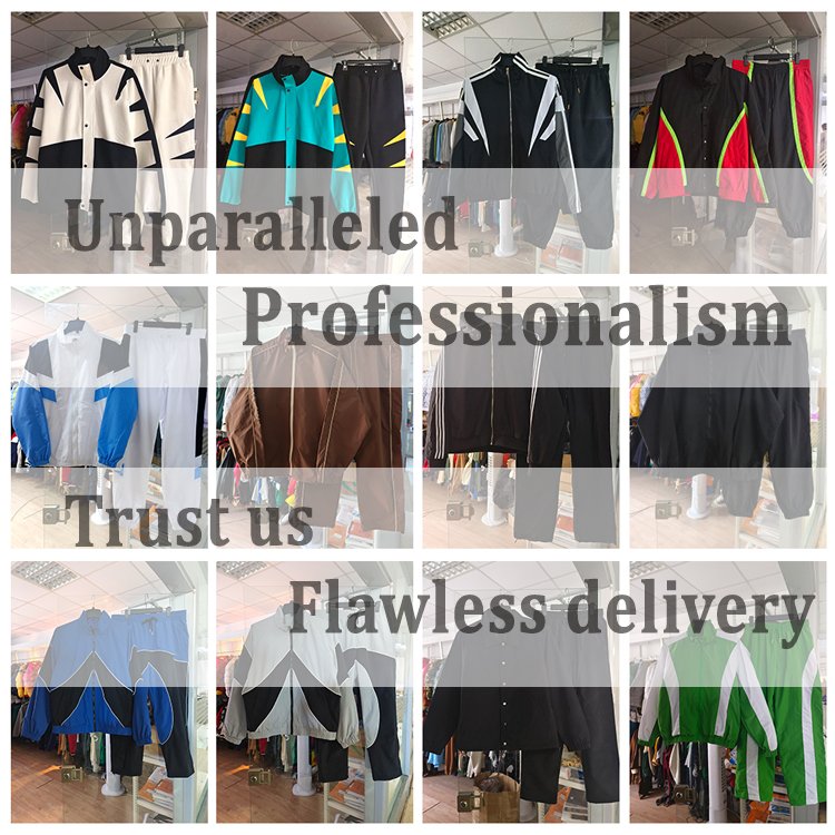 custom men's tracksuit windbreaker outfits nylon set suit sport jacket track zip up wind breaker tracksuits for men