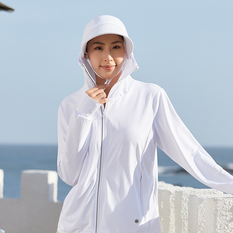 Outdoor Sun Protection Clothing Women's Men's UV Protection Ice Silk Breathable Skin Jackets Weightlight Shirts Woman