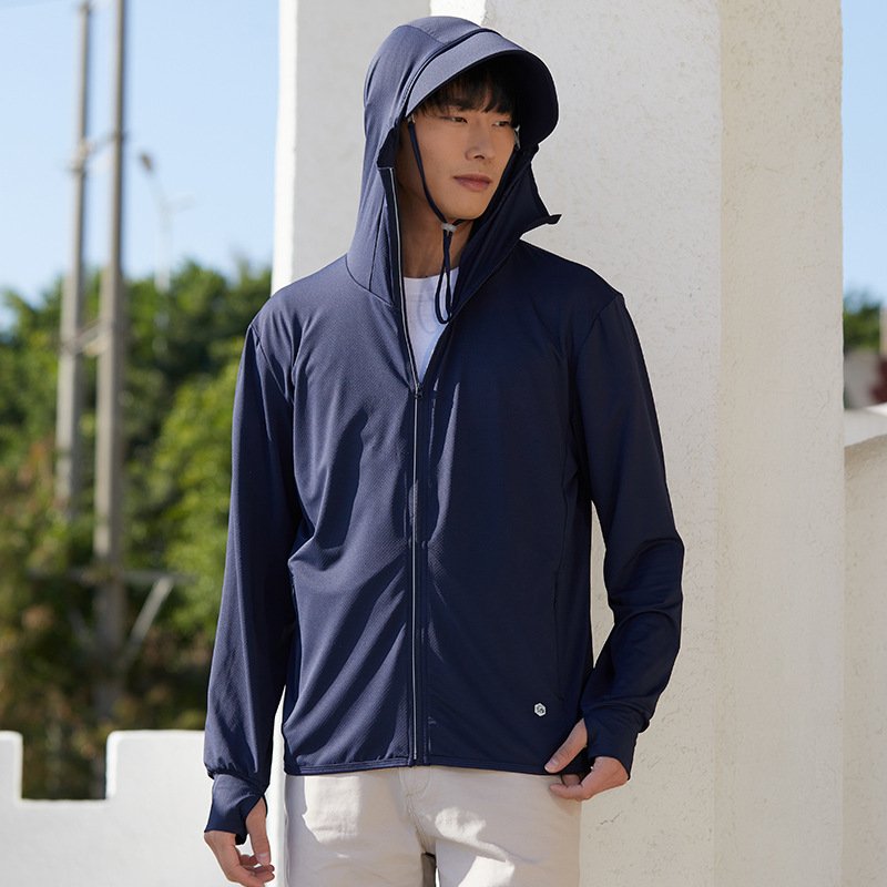 Outdoor Sun Protection Clothing Women's Men's UV Protection Ice Silk Breathable Skin Jackets Weightlight Shirts Woman