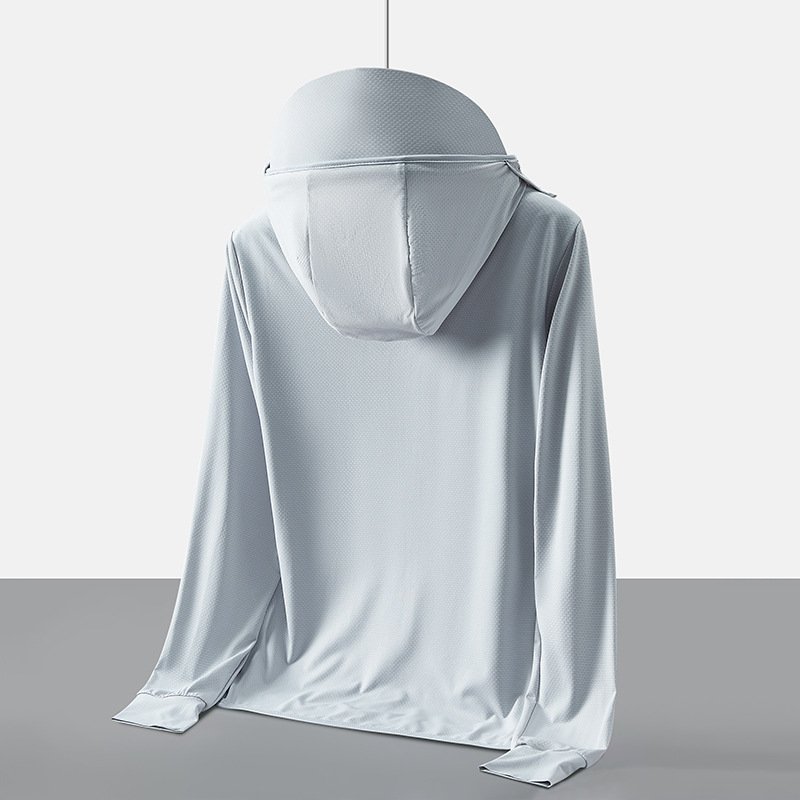 Outdoor Sun Protection Clothing Women's Men's UV Protection Ice Silk Breathable Skin Jackets Weightlight Shirts Woman