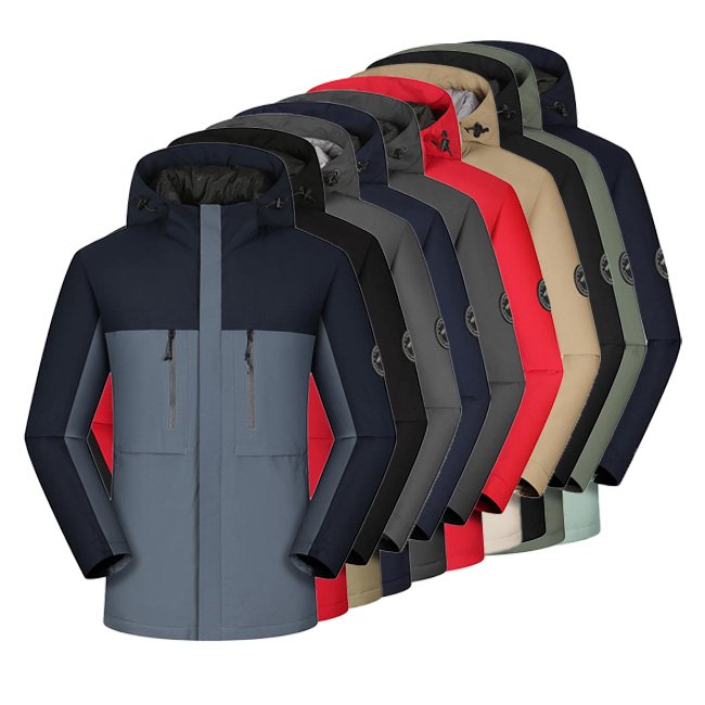 Men's Outdoor Jackets Waterproof Softshell Hoody Hiking Camping Waterproof Jacket Coat Cargoes Jacket For Man