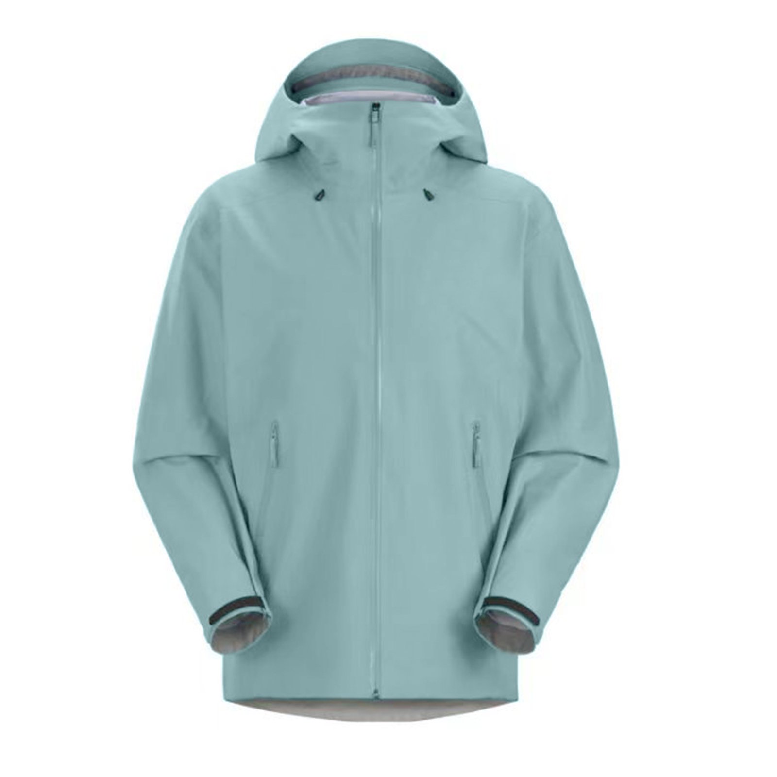 YUELEI Men Windbreaker Jacket Hooded Lightweight Waterproof Zipper Clothing Custom Logo Plus Size Hiking Jackets