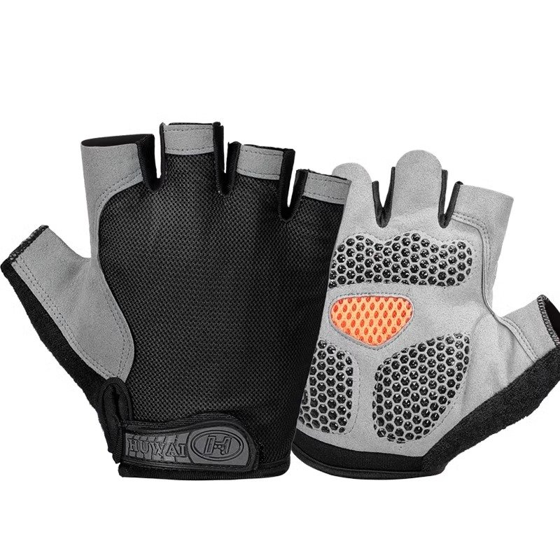 Half-motion gloves, men and women riding outdoors for air-retarding and trek-proof, semi-silicate