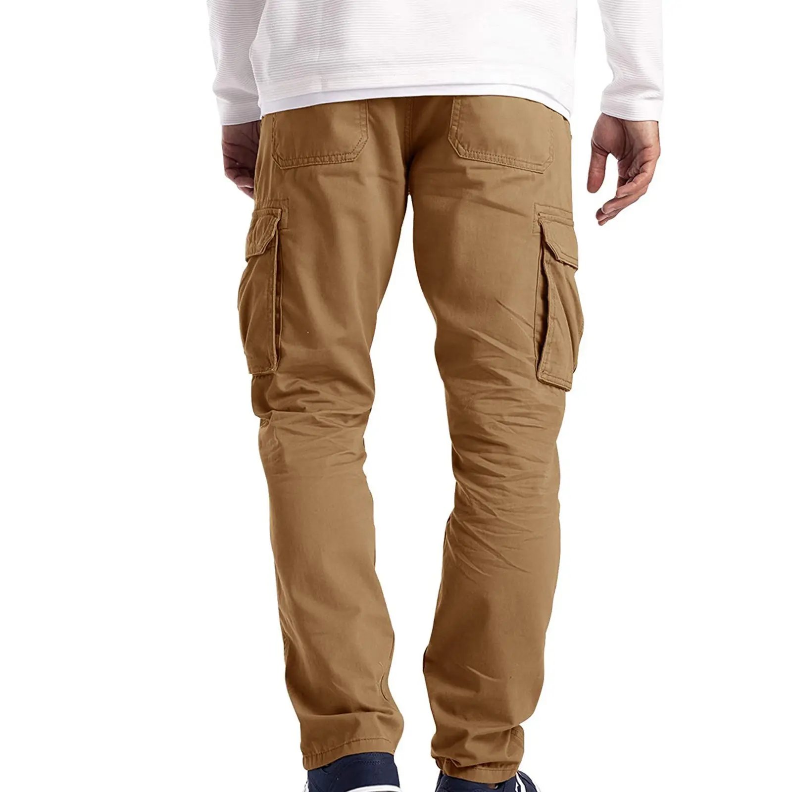 wholesale cargo pants men streetwear outdoor hiking twill cargo pants men streetwear casual straight multi pocket cargo pants