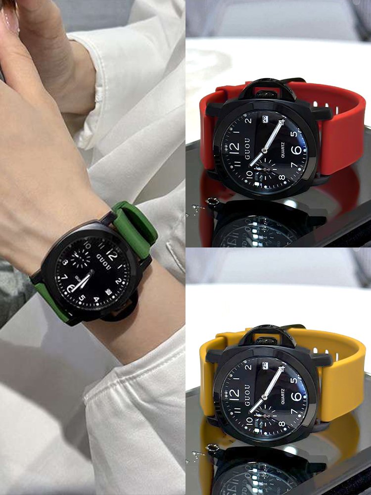 generic silicon rubber sports watch 18/20/22/24 mm watch for female and male replacement parts