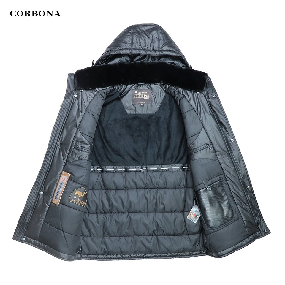 CORBONA Winter Parka Oversize Cotton Padded Coats Man Jacket Long Hooded Mostly Male Autumn Brand Track Suit New Clothing