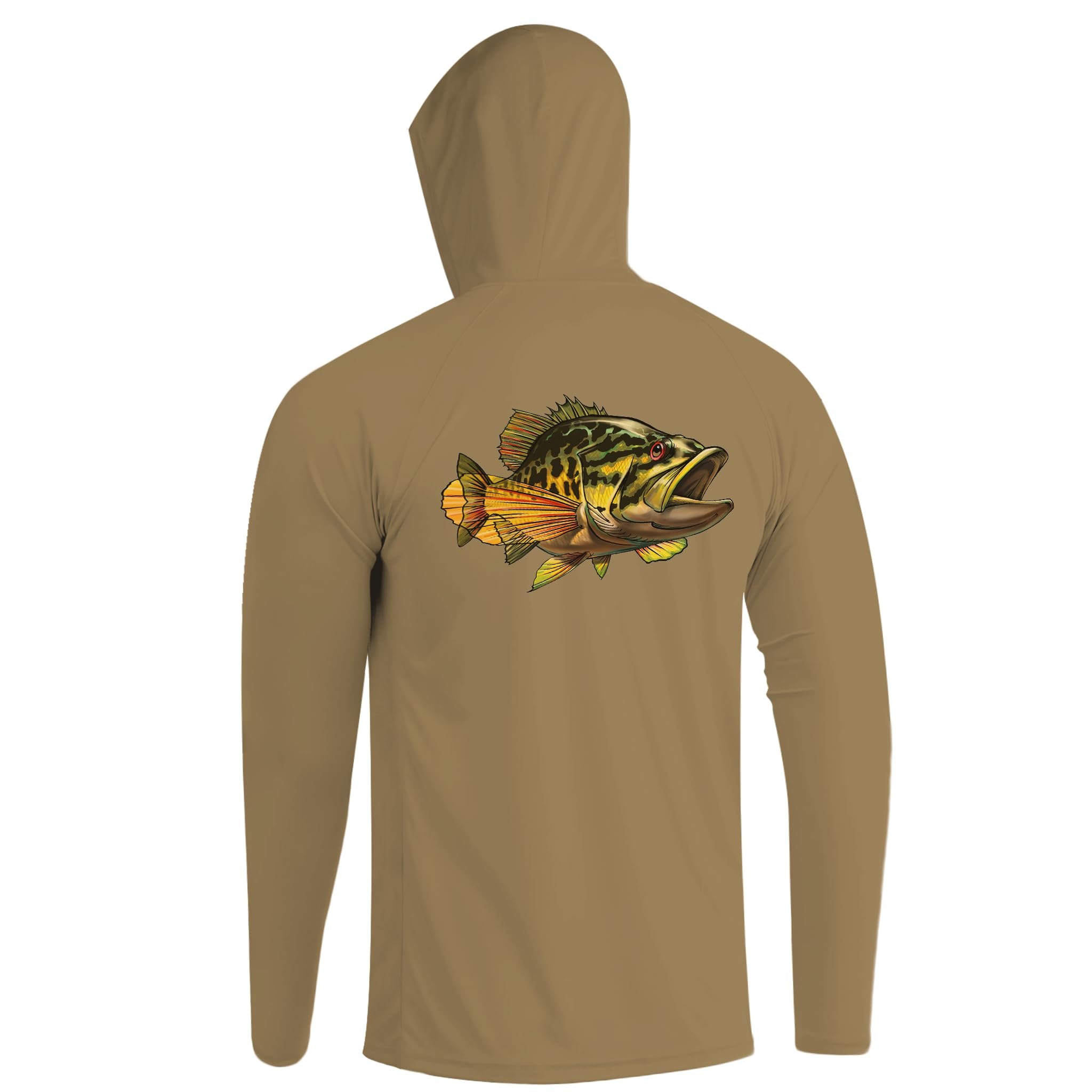 Custom fishing clothing upf50+ men's long sleeve fishing shirt with mask uv hoodie fishing clothing