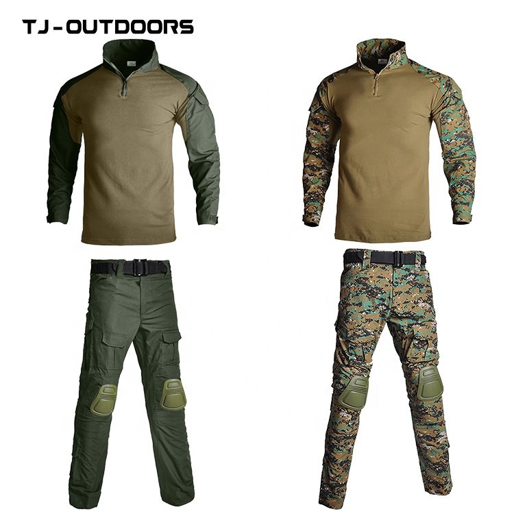 TJ G3 Combat Frog Suit Tactical Camouflage costume Hunting uniform paintball gear