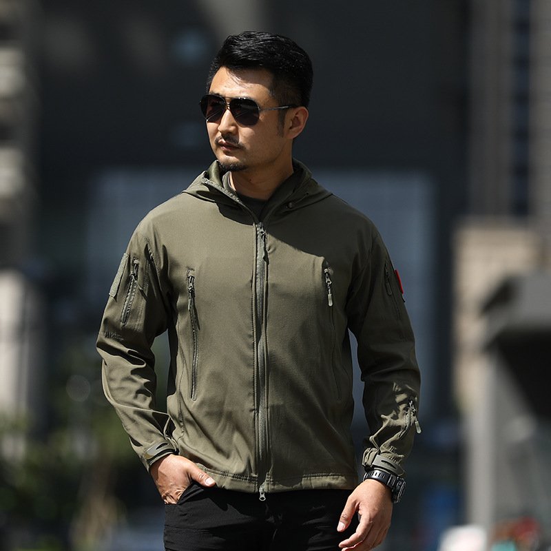 polar fleece Lightweight Working Coat Climbing Hooded arrivals cotton liner windbreaker waterproof winter Technology jacket