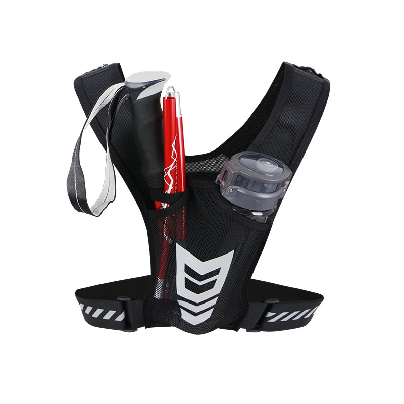 OEM Women Men Adjustable Waistband hiking Backpack Vest Marathon Lightweight Phone Holder Mesh Hydration Running Vest For Phone