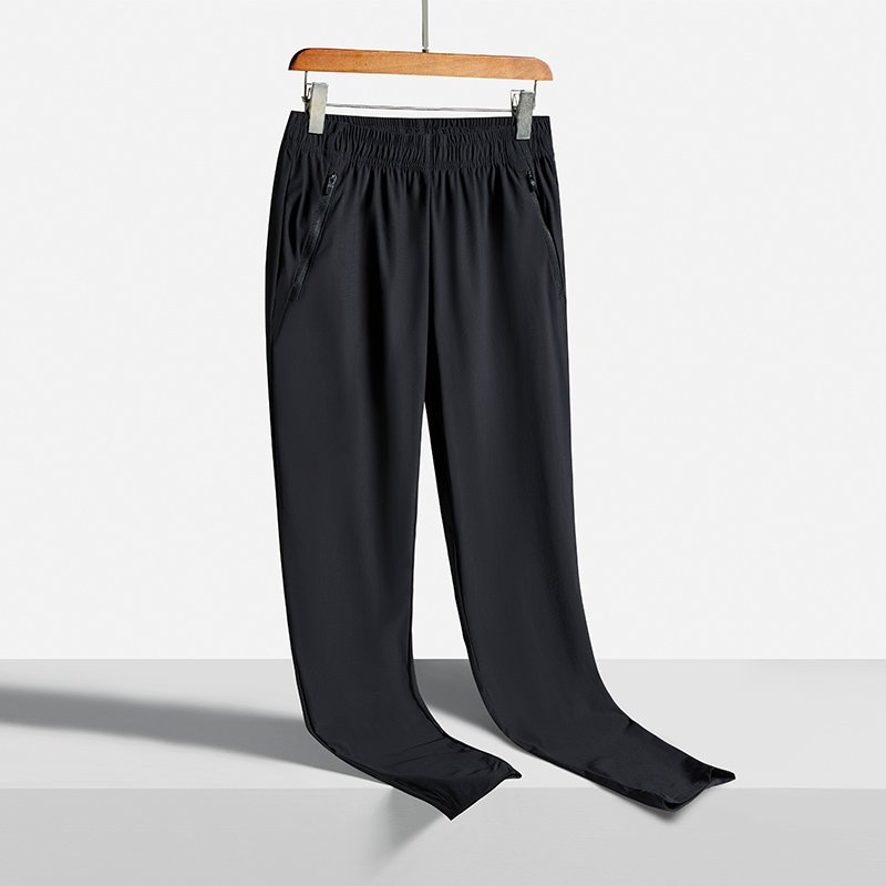 custom Ice cool quick dry comfortable loose thin outdoor daily wear golf climbing summer pants with zipped pockets