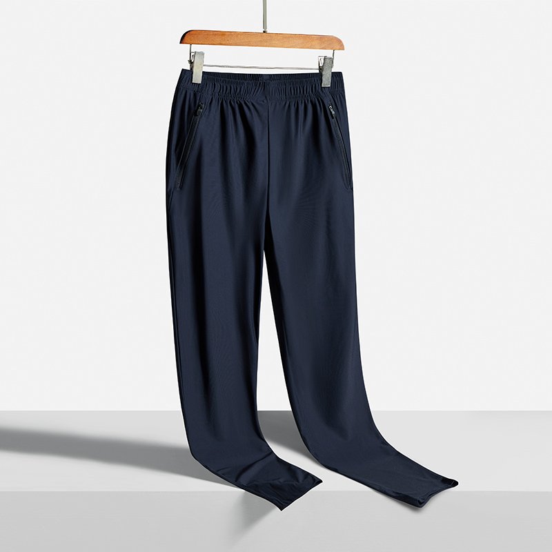 custom Ice cool quick dry comfortable loose thin outdoor daily wear golf climbing summer pants with zipped pockets