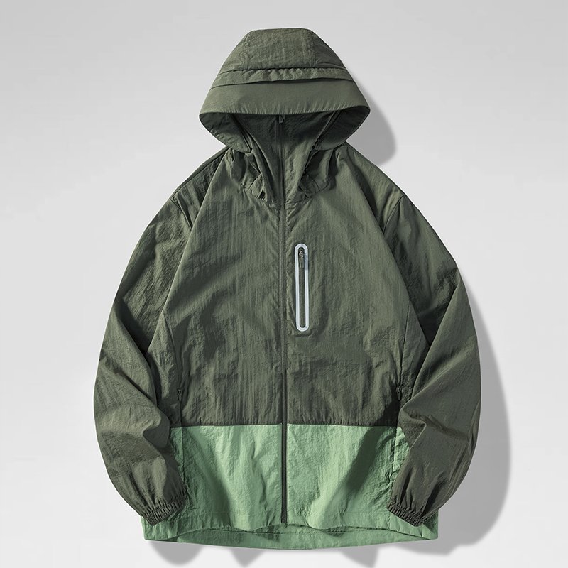 Casual Wear Outdoor Unisex Sports Hiking Fishing Lightweight Waterproof Hooded Jacket Breathable UPF50+ Sun Protection Clothing