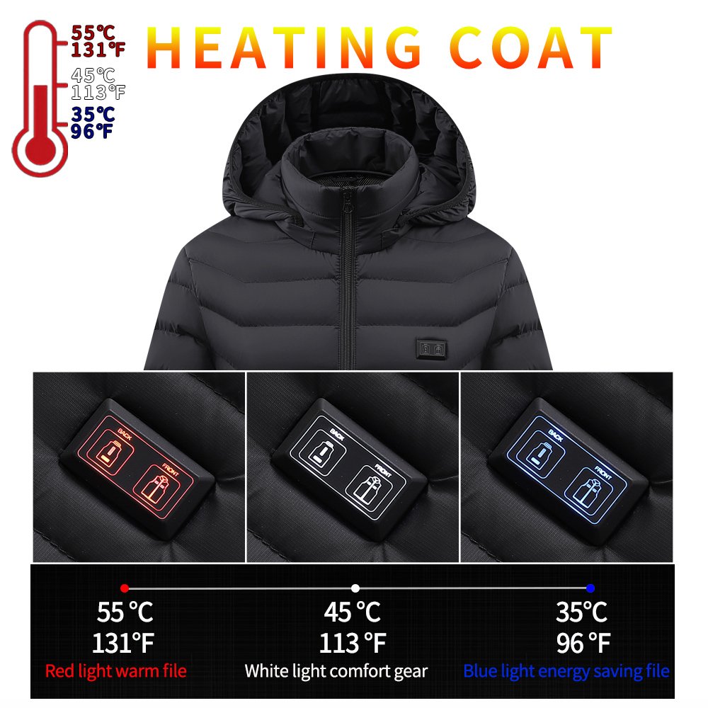 High-quality Customized Products Outdoor Winter Coat Usb Heated Jacket Women Heated Jacket Outdoor Heated Jackets