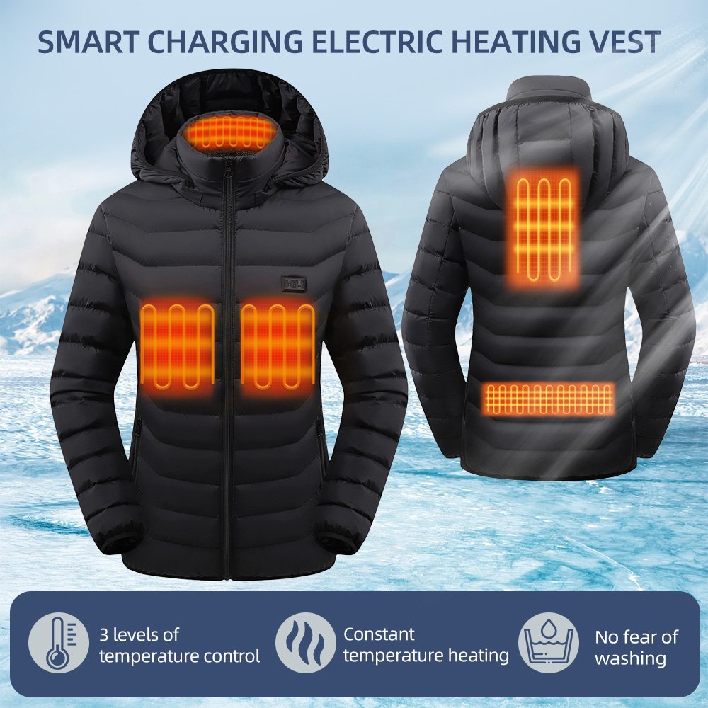 High-quality Customized Products Outdoor Winter Coat Usb Heated Jacket Women Heated Jacket Outdoor Heated Jackets
