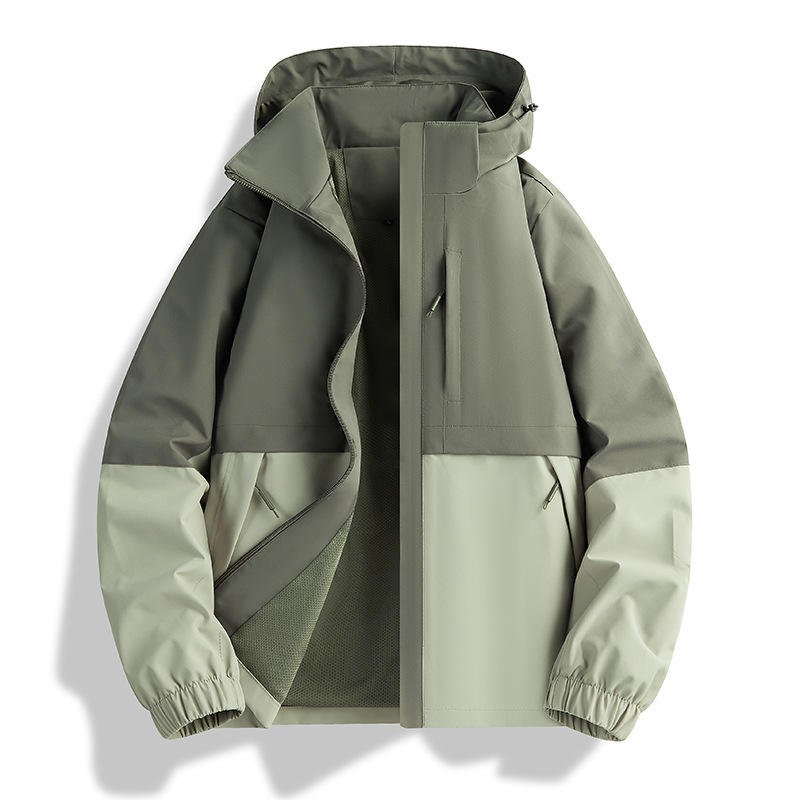 Unisex Hiking Clothing Jacket Waterproof Windproof Breathable Light Weight Polyester Mountaineering Oversize Jackets