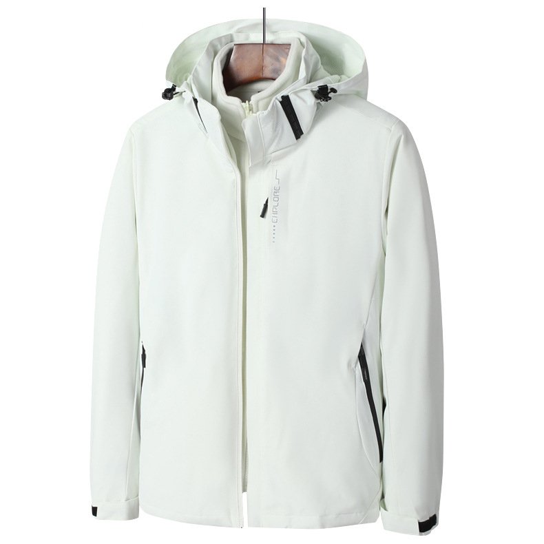 Waterproof and keep warm Durable Water Resistant treated soft shell exterior windproof performance maintaining outdoor jackets