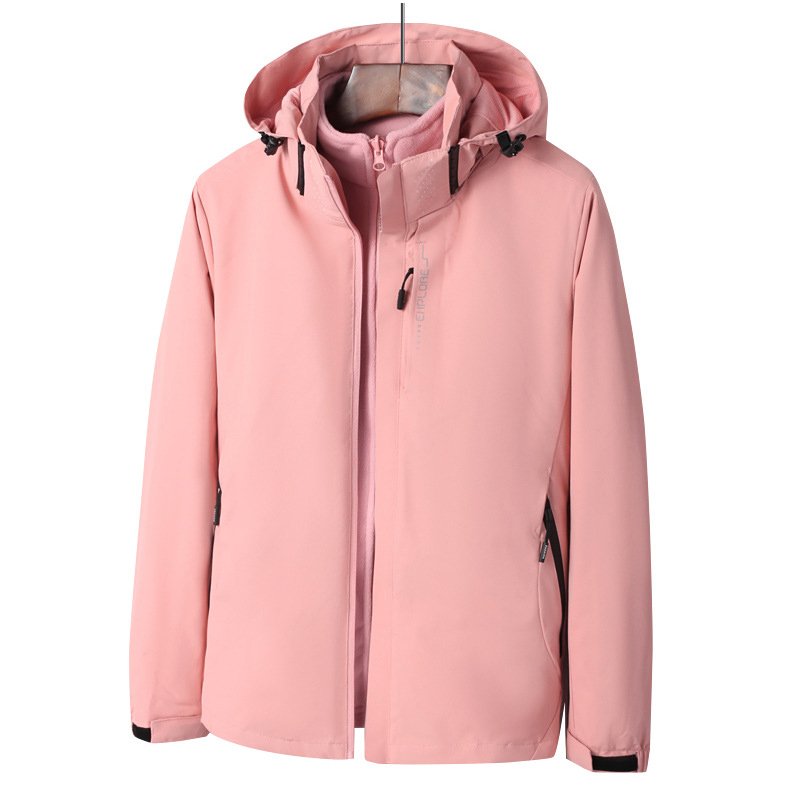 Waterproof and keep warm Durable Water Resistant treated soft shell exterior windproof performance maintaining outdoor jackets