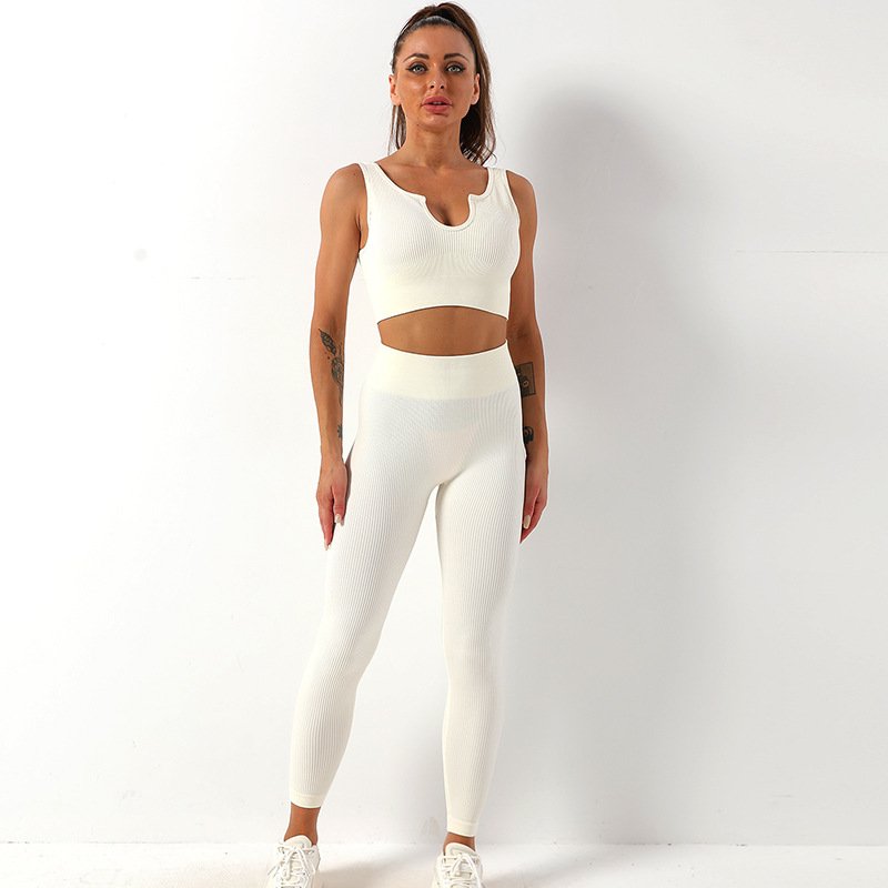 Wholesale Fitness Yoga Wear Seamless Workout Women Gym Sets