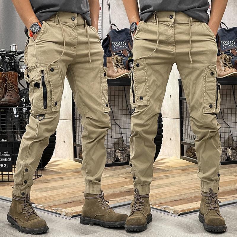 Custom OEM Men's Outdoor Tactical Water Repellent Cargo Pants Casual Cargo Straight Work Hiking Pants