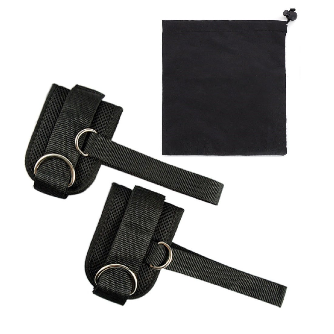 All kinds of sling ropes, ankles strapped and leg-trained gear, ankle-tucking sports parts available
