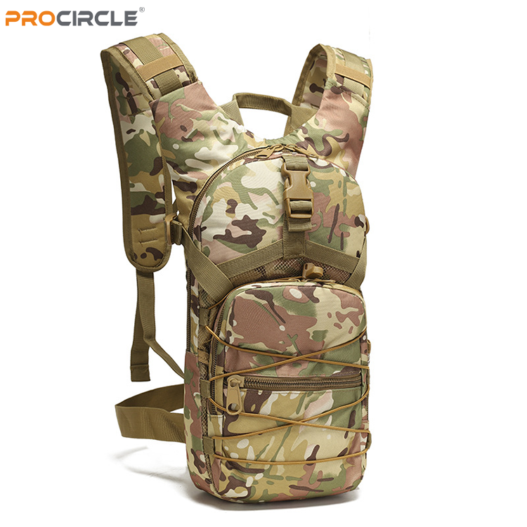 PBB7004 Camouflage Outdoor Hiking Cycling Survival Outdoor Tactical Hydration Backpack Mochila De Hidratacion