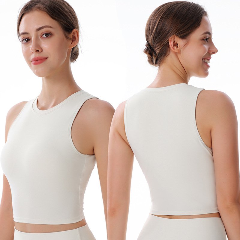 Shunaier border hooded sports vest running quick drying shock proof tank top yoga vest sport wear bra Outwork sports Bra