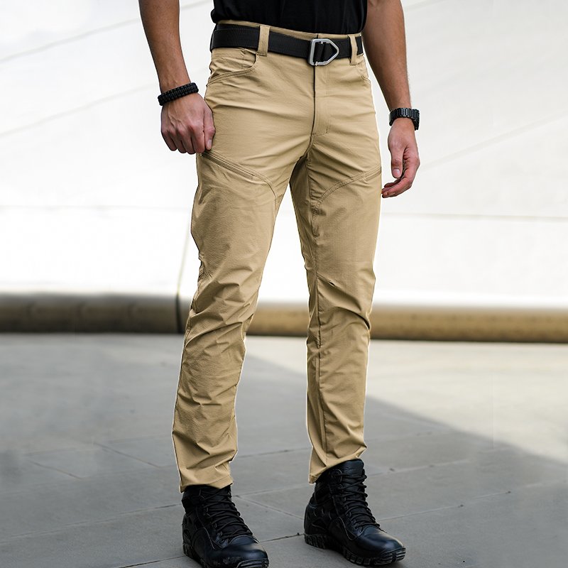 Men's Tactical Pants Cargo Rip Stop Hiking Pants Water Work Outdoor Trousers