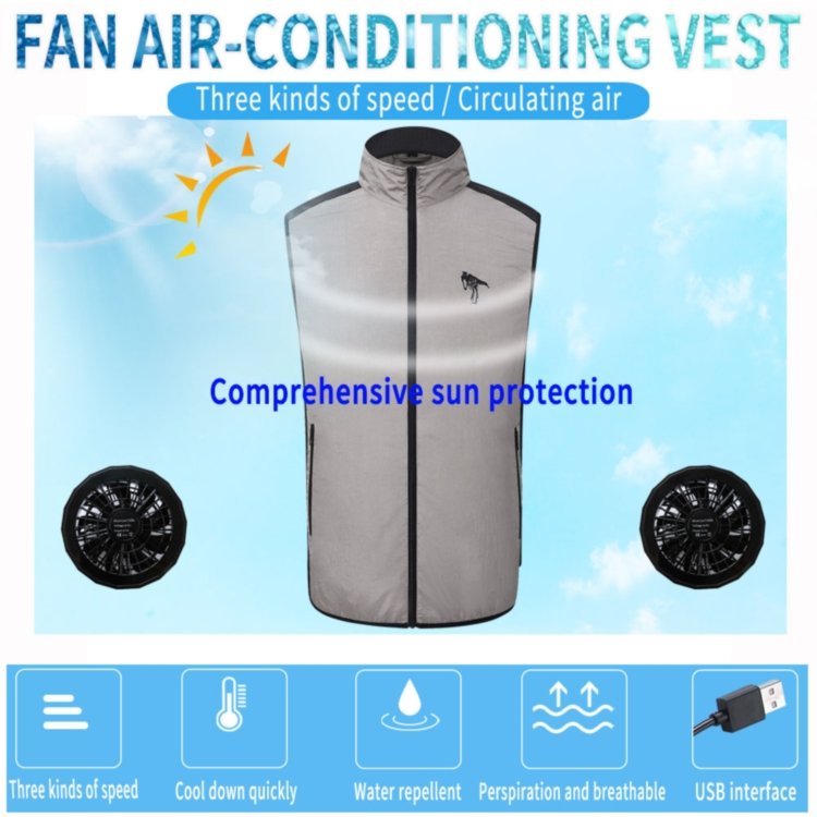 High Quality Long Duration Time Cooling Fan Clothing for Outdoor Work and Hiking