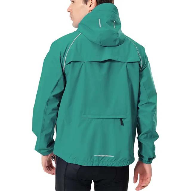 Custom Logo Men's Reflective Windbreaker Waterproof Sports Rain Running Jacket Zipper Outdoor Hiking Golf Cycling Winter Sports