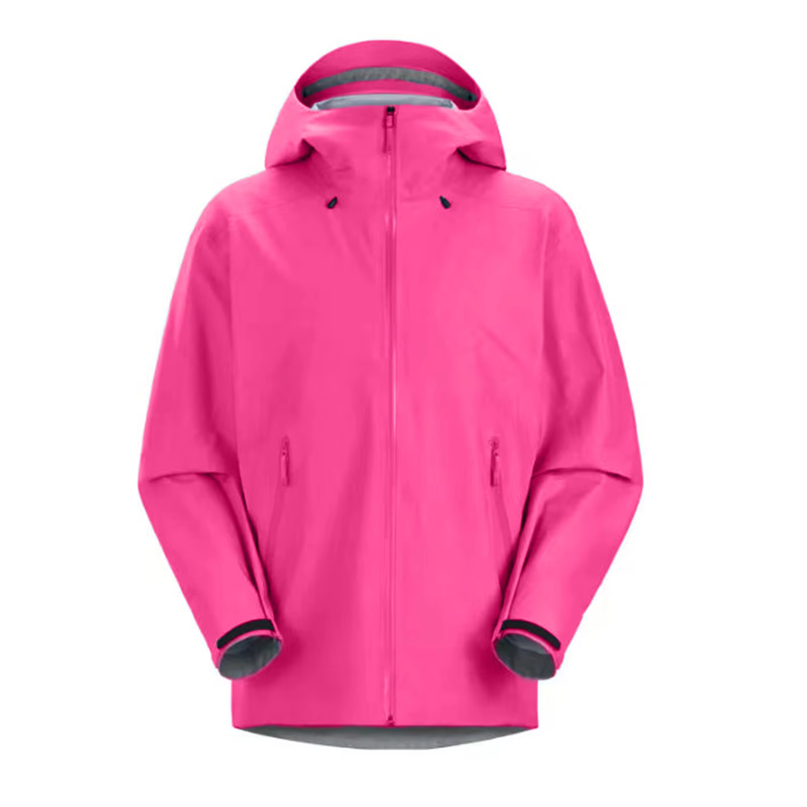 Men Windbreaker Jacket Hooded Lightweight Waterproof Zipper Clothing Custom Logo Plus Size Hiking Jackets