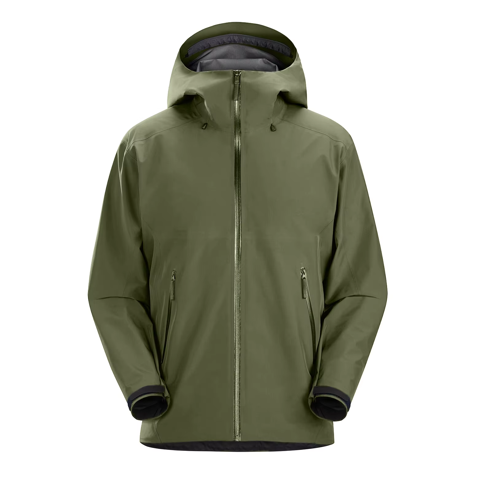 Men Windbreaker Jacket Hooded Lightweight Waterproof Zipper Clothing Custom Logo Plus Size Hiking Jackets
