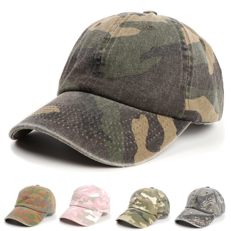 Customizable Logo Foldable Tropical Hemp Desert Camo Tactical Baseball Cap