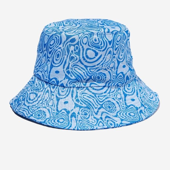 Custom all over print pattern cotton reversible double sided bucket hat