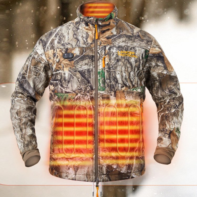 Wholesale Windproof Waterproof Camouflage 12V Battery Heated Jacket Winter Warm Heated Hunting Jacket