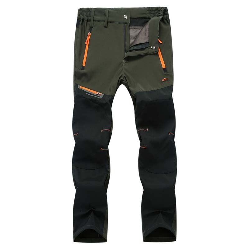 Mens Light Weight Waterproof Camping Trekking Hiking Pants Summer Thin Softshell Trousers Mountain Climbing Quick-dry Pants