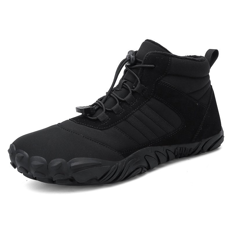 Cotton shoes anti slip wear-resistant couple's hiking shoes warm woolen boots men's women's outdoor hiking shoes