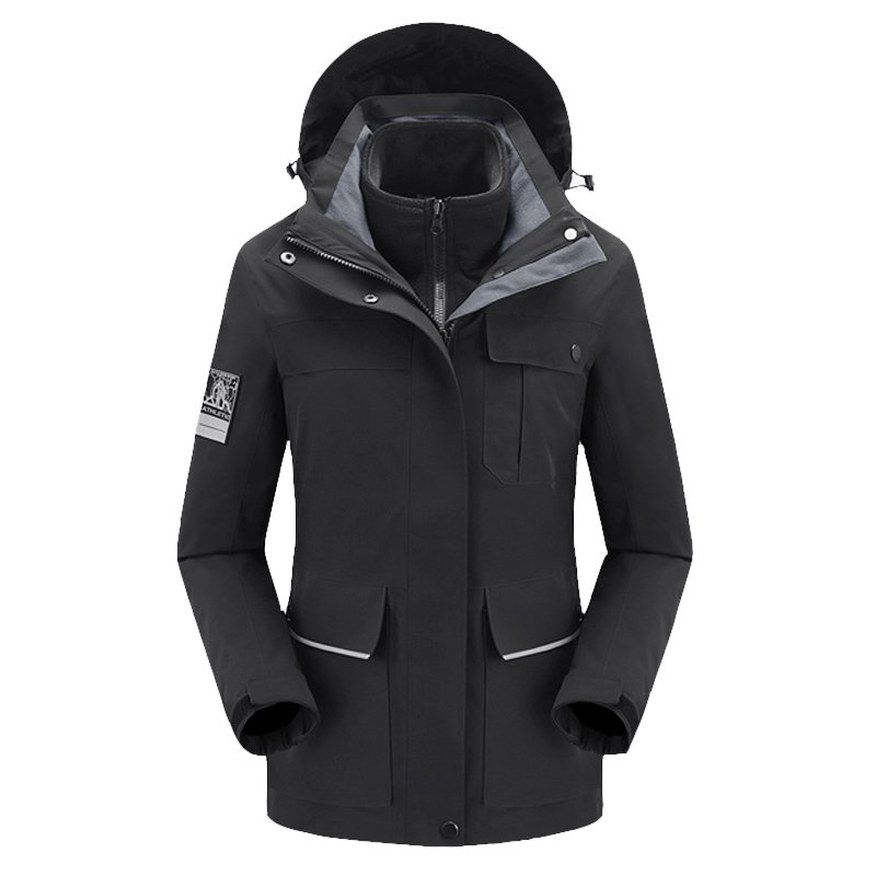 Couple's Camping Hiking Waterproof Mountain Jacket Windproof Warm Fleece Softshell Jacket Winter Windbreaker Jacket Ski Outfits