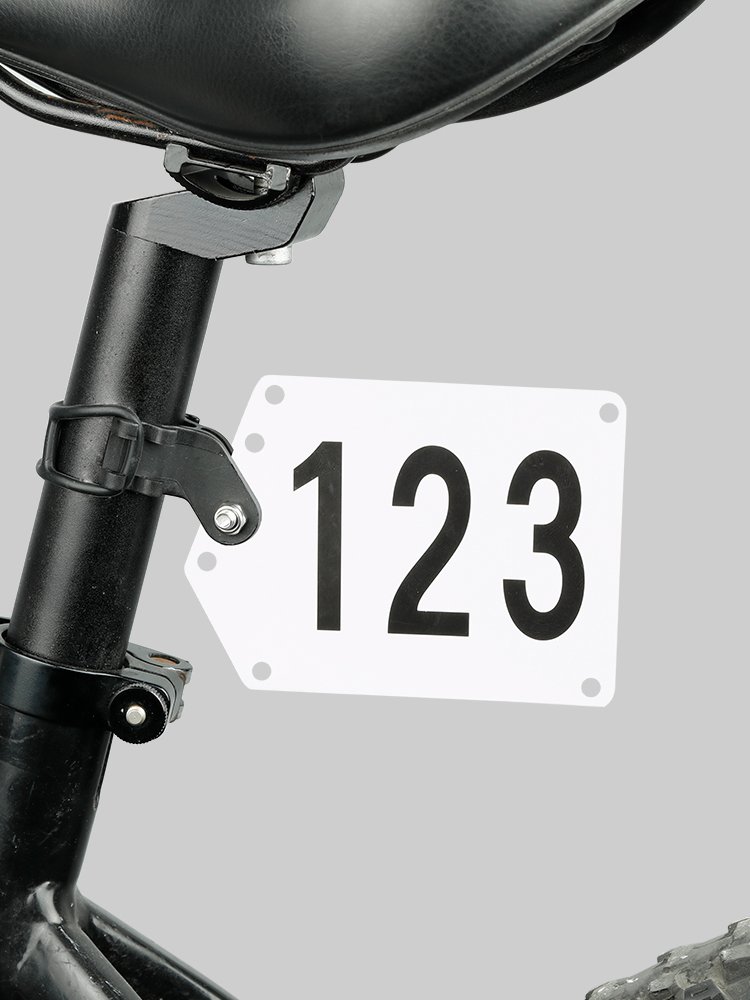 Car licence frame for a bicycle number, a twirl-drive-drive-drive-drive frame