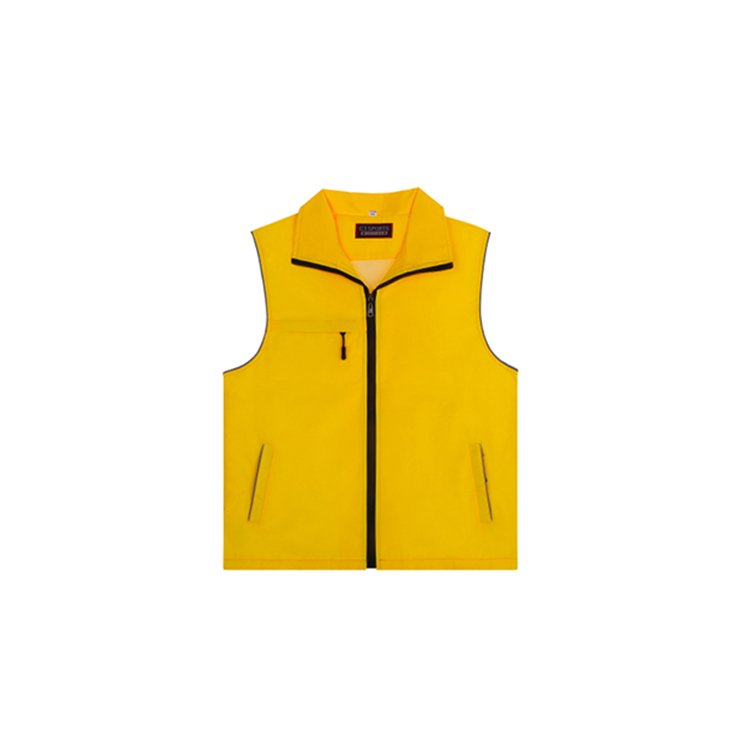 Hot Selling High Quality Full Safety Protective 100% Polyester Fibre Three Pocket Reflective Vest