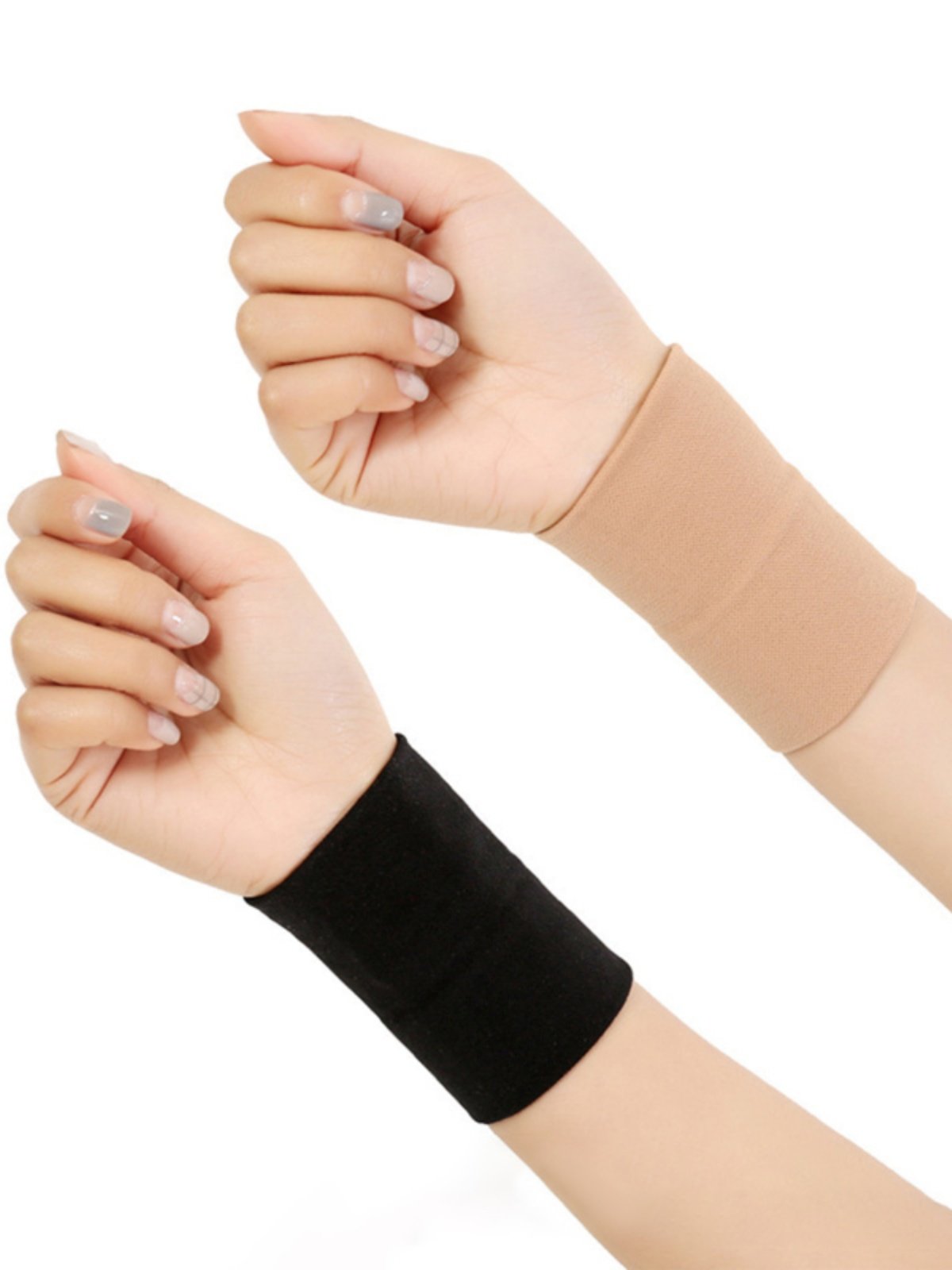Hand wrist tattoos to shield the sunproof sports wrists, short-skinned cuffs, gloves to protect the thin arms