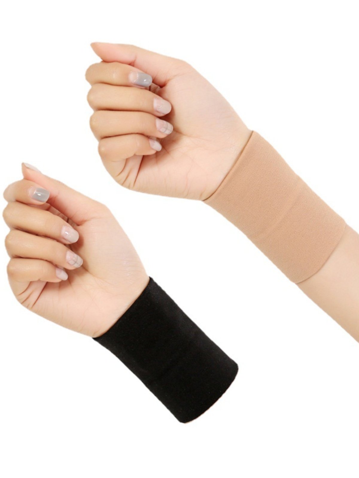 Hand wrist tattoos to shield the sunproof sports wrists, short-skinned cuffs, gloves to protect the thin arms